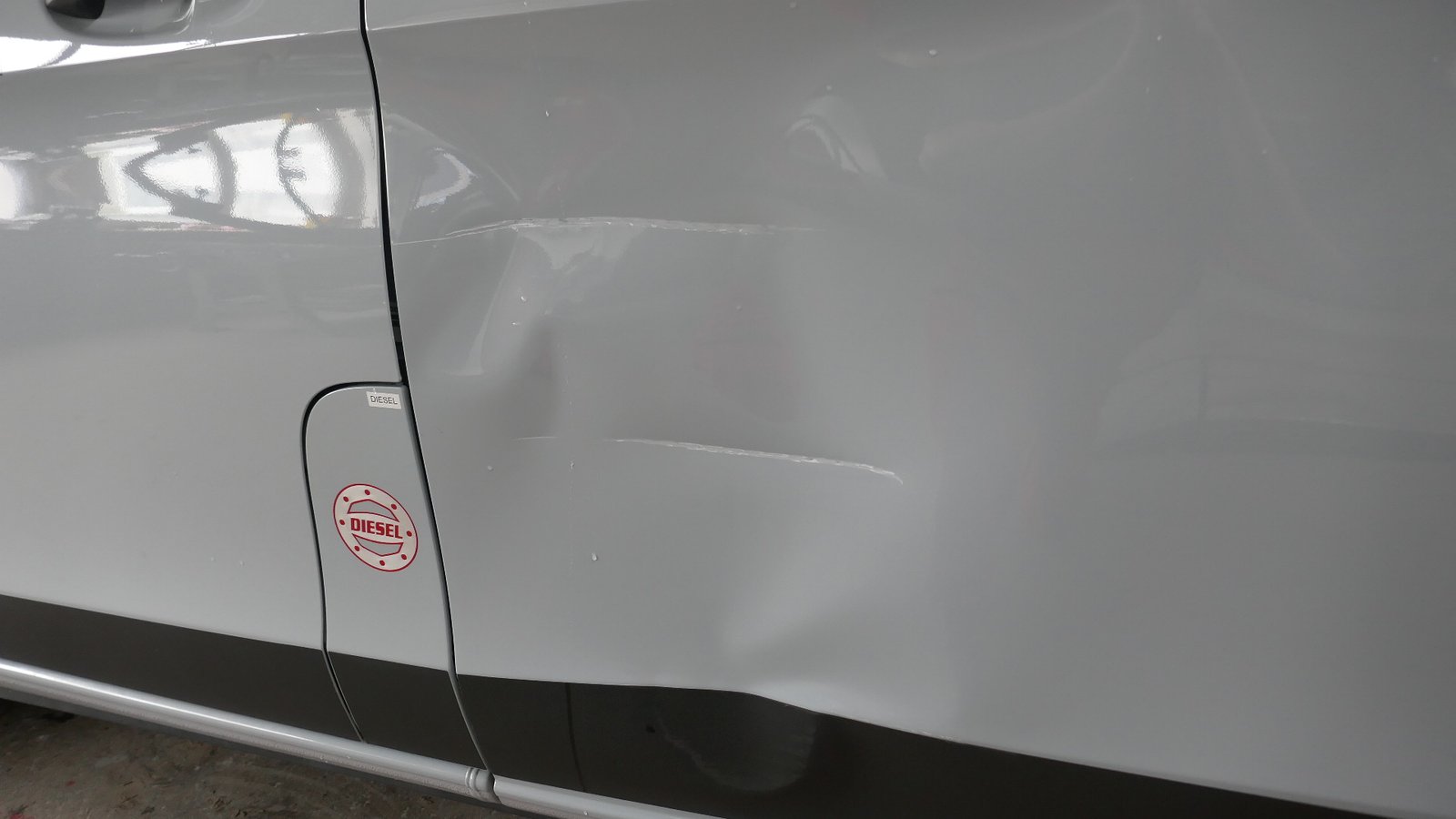 Seitenschaden am Auto